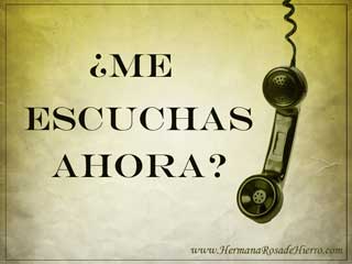 Me escuchas ahora